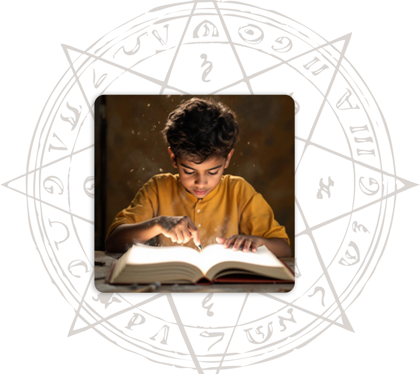 A women teaching vedic mathematics in class